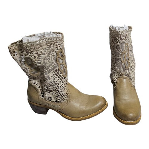Bunker lace slouch boot - lace,
