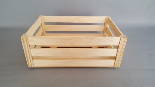 Large wooden crate box - large,