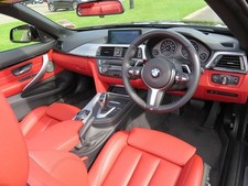 BMW 4 SERIES F32 COUPE MSPORT INTERIOR SEATS DOOR CARDS HARMAN ARMREST SET RED
