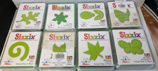 Green Sizzix Paper Cutting Dies (7cmx6cm) - Various Designs