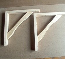 Timber Gallows Bracket pair x 2  500 X 535 Curved Brace All Sizes Porch & Canopy