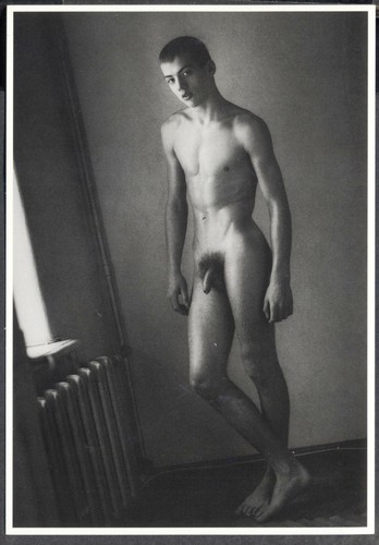 Modern postcard male physique - modern,