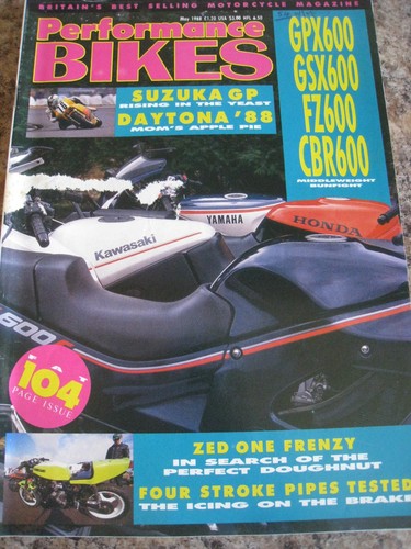Performance bikes may 1988 - performance,