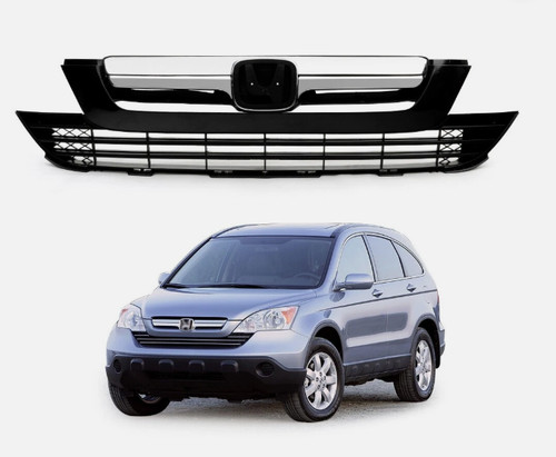 Front upper lower chrome - front,
