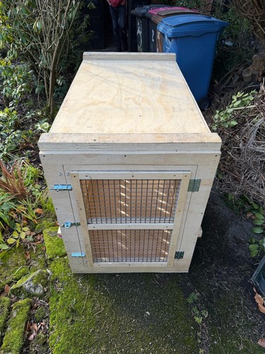 Extra larage wooden dog crate