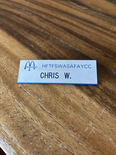 Vintage mcdonald employee - mcdonald's,