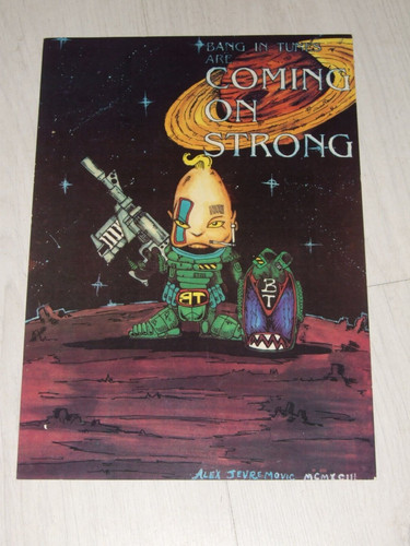 Coming strong rave flyer - strong,