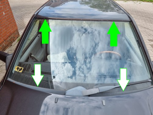 Rubber pad windshield - rubber,