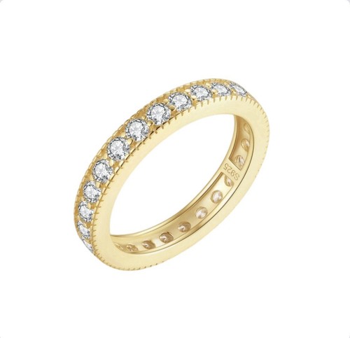 9ct yellow gold eternity rings - 9ct,