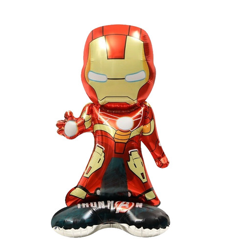 Iron man balloon birthday - man,