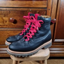 Grenson Reid Hiker Boots Black