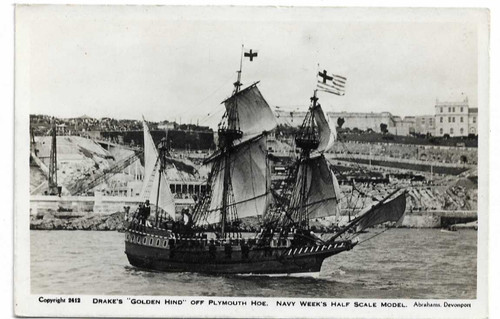 Real photo postcard drake - postcard, drake's