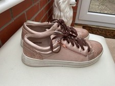 Special Design Pavers Rose Gold  Ladies Trainers , Size 5. 