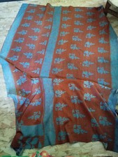 Indian Handmade Vintage Quilt Kantha Bedspread Throw Cotton Blanket Ralli Gudari