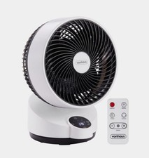 VonHaus Air Circulator Cooling Fan White | Quiet Oscillating Desk Fan 3 Speed
