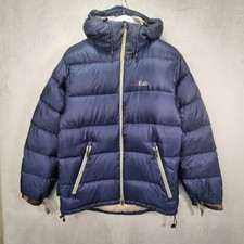 Rab Neutrino Endurance Jacket Mens Small Blue Pertex Puffer Down Coat