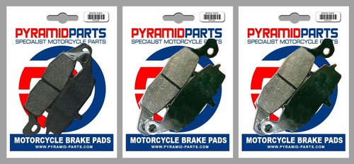 Front rear brake pads 3 - front,