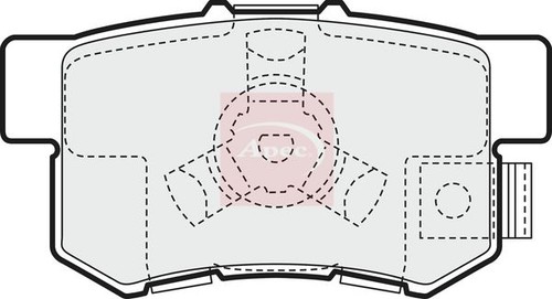 Brake pad set for disc - brake,