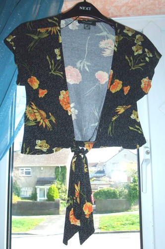 Tie front top size - size, primark