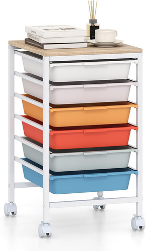 Dreamade rolling storage cart - storage,