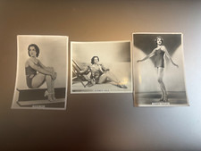 B&W real Photogtraphs Lot of 3 MODERN BEAUTIES Cigarette cards