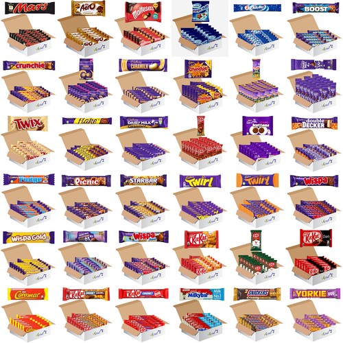 Half box chocolate bars - half,