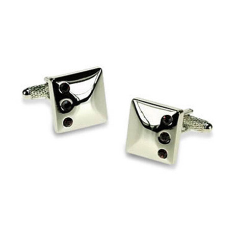 Amethyst crystal cufflinks - cufflinks, by