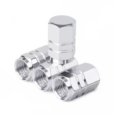 Valve dust caps silver for - valve,
