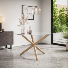 MALVERN ROUND DINING TABLE w