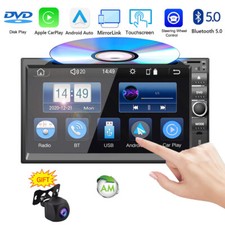 7" Double 2Din In Dash Car CD