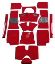 Claret Red Carrelli Hessian