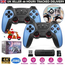 4K Video Game Console Retro 70000+ Games TV Stick 256G HDMI 2Wireless Controller