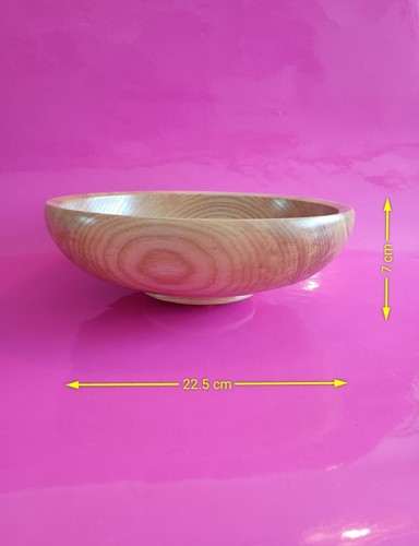 Wooden bowl ash hardwood - bowl.,