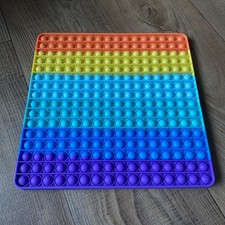 Large square Pop It Fidget Toy For Kids and Adults Sensory Popper Stress Relief 