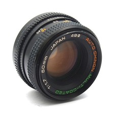 Chinon 50mm F1.7 PK Mount Lens