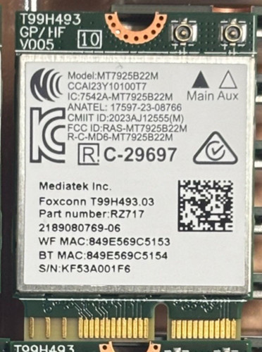 Mediatek wifi7 card - wifi7,