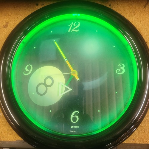 Billiard themed neon - billiard,
