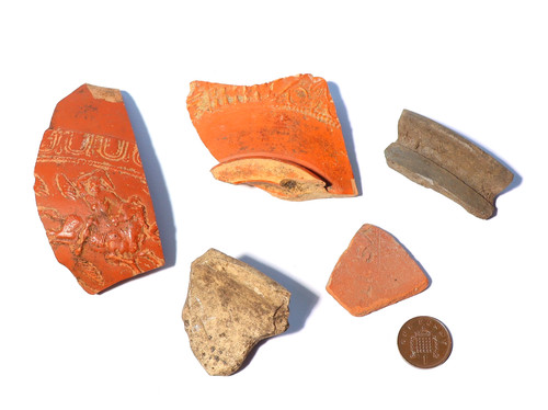 Roman pot sherds inc - 5,