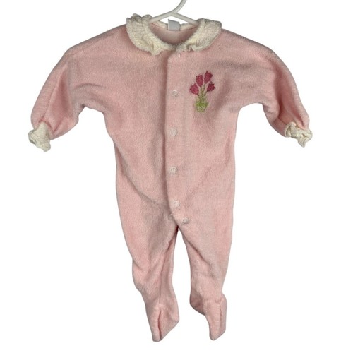 Vtg carter baby girl footed - baby,