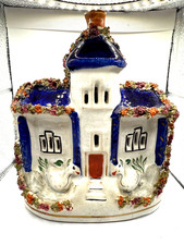STAFFORDSHIRE House With Swans