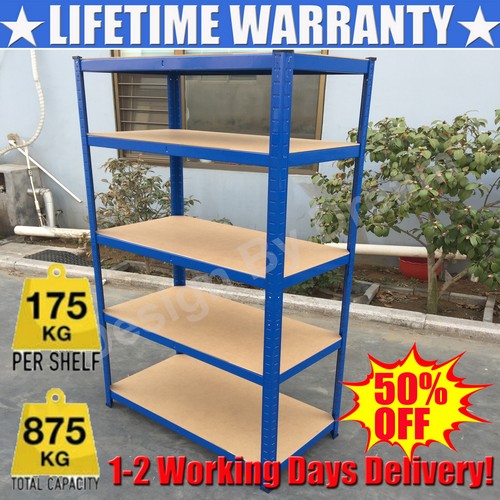 Tier metal shelving unit - shelving,