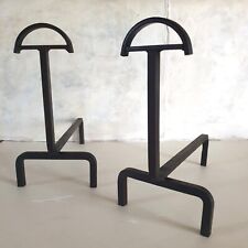 French Modernist Andirons/