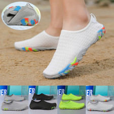 Water Shoes Mens Women Aqua Beach Shoes Lightweight Barefoot Quick Dry Swim Size
