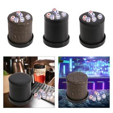 Lined Dice Cup Novelty PU