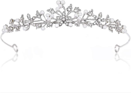 Flower rhinestone pearls - flower,