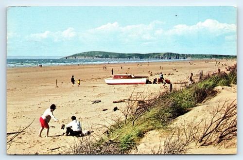 Postcard brean sands beach - brean,