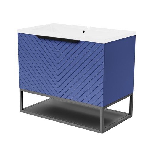 800mm wall hung - hung, drawers