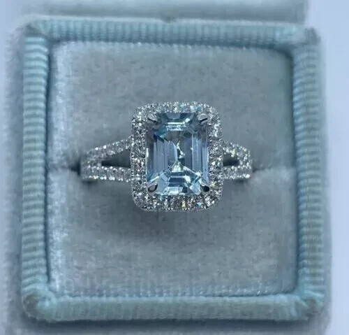 5ct art deco - 1.5ct, aquamarine