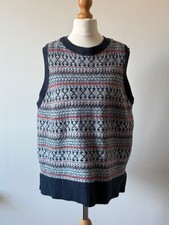 Fair isle tank top size 18