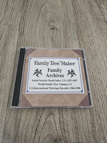 Family tree maker - maker's,